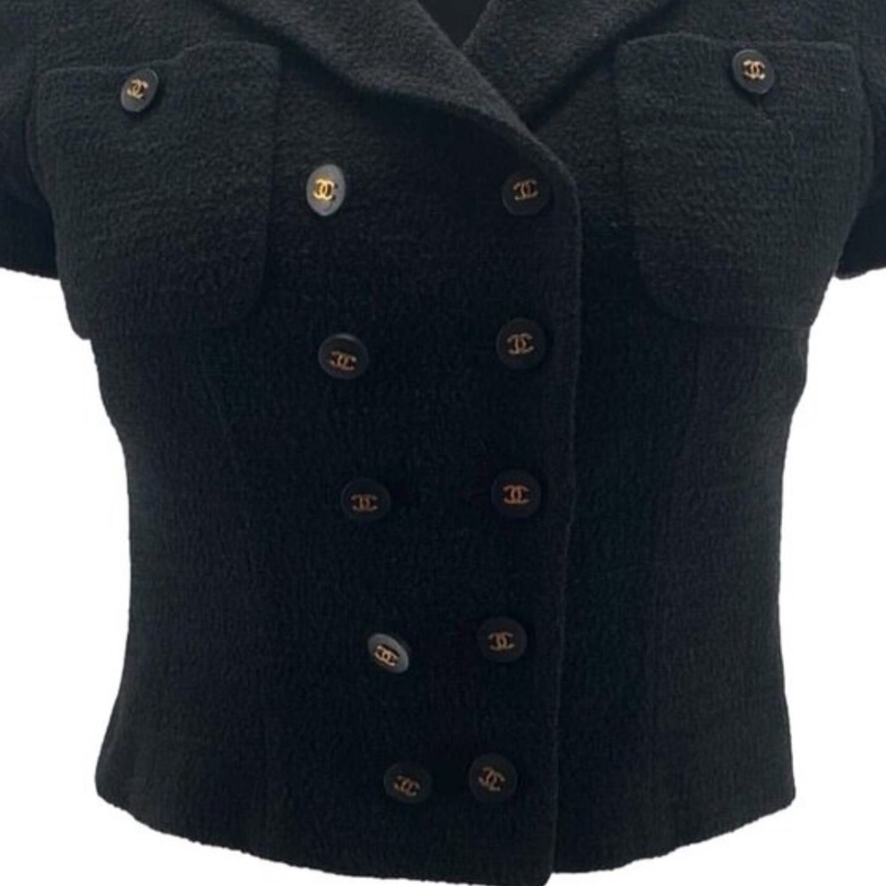 Chanel Runway 1995 Spring Cropped Jacket